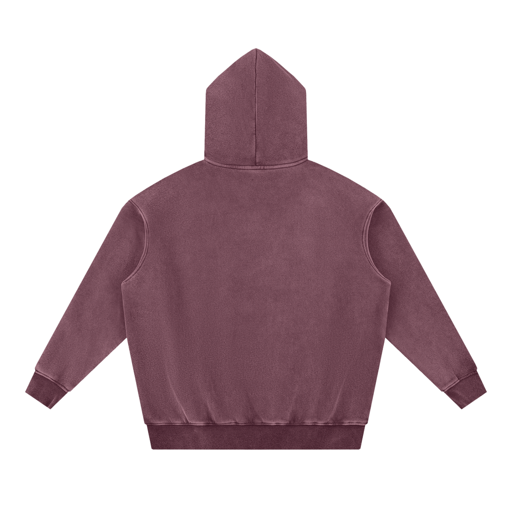 Snow-Wash Oversized Hoodie