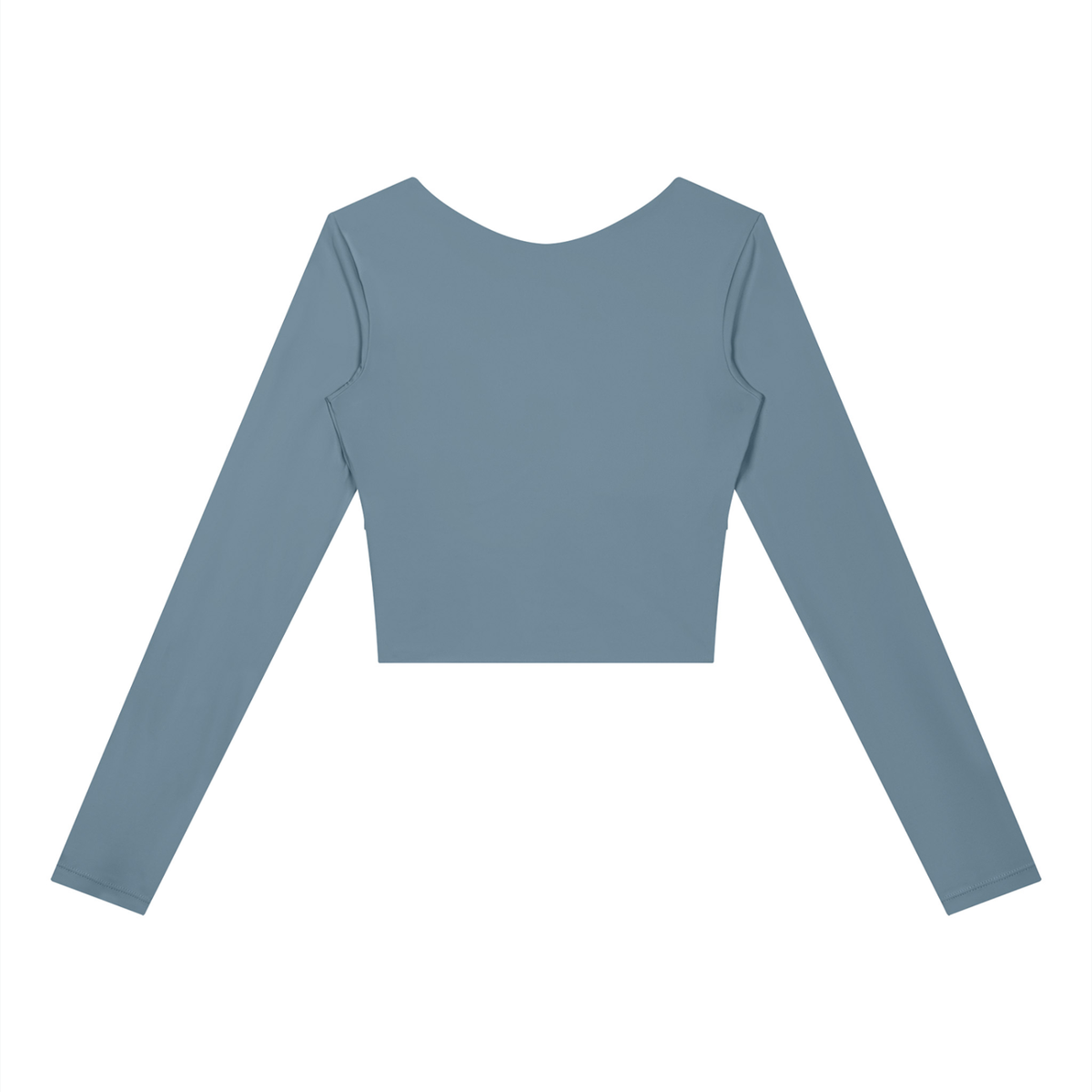Contour Lined Long Sleeve Crop