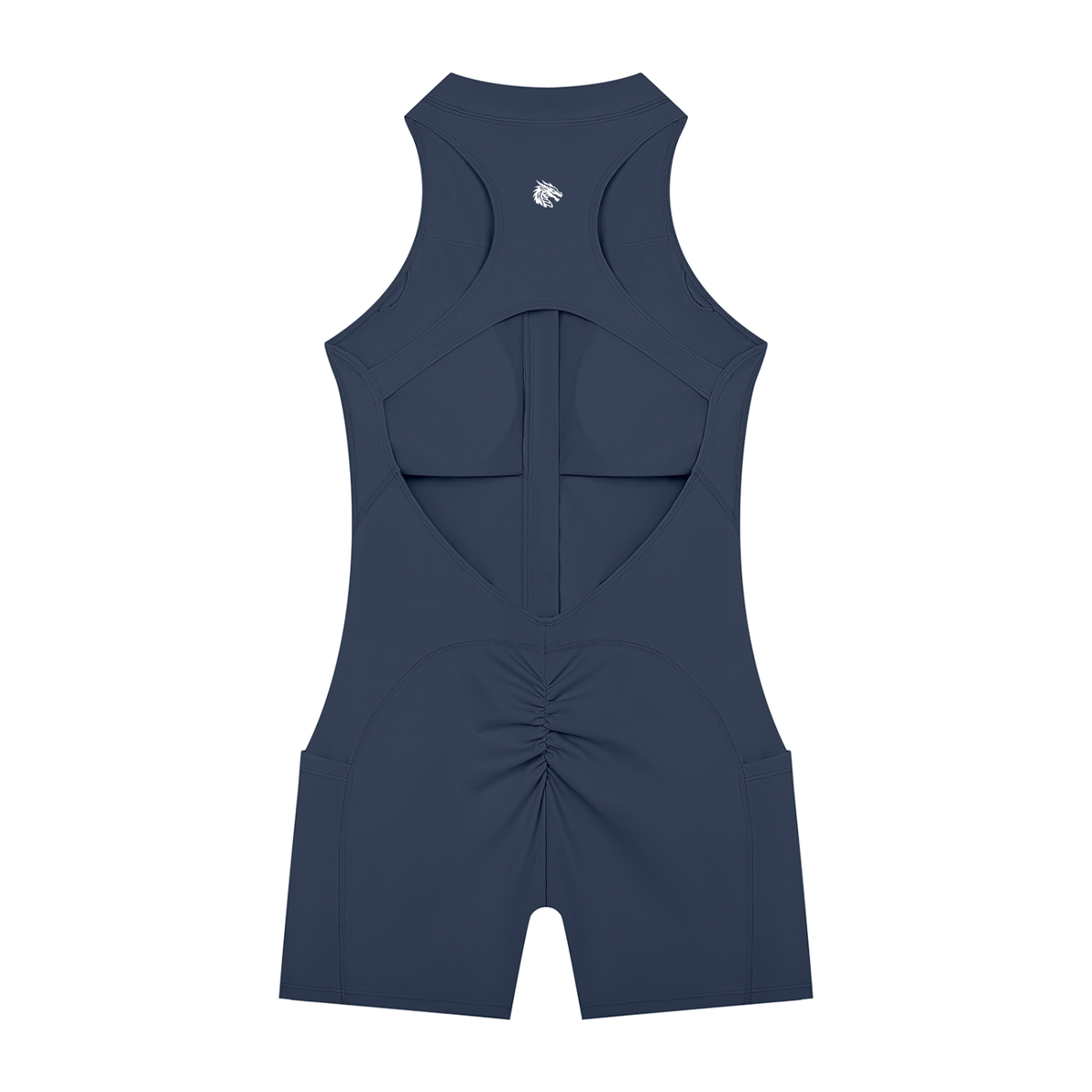 Quarter-Zip Sculpt Romper