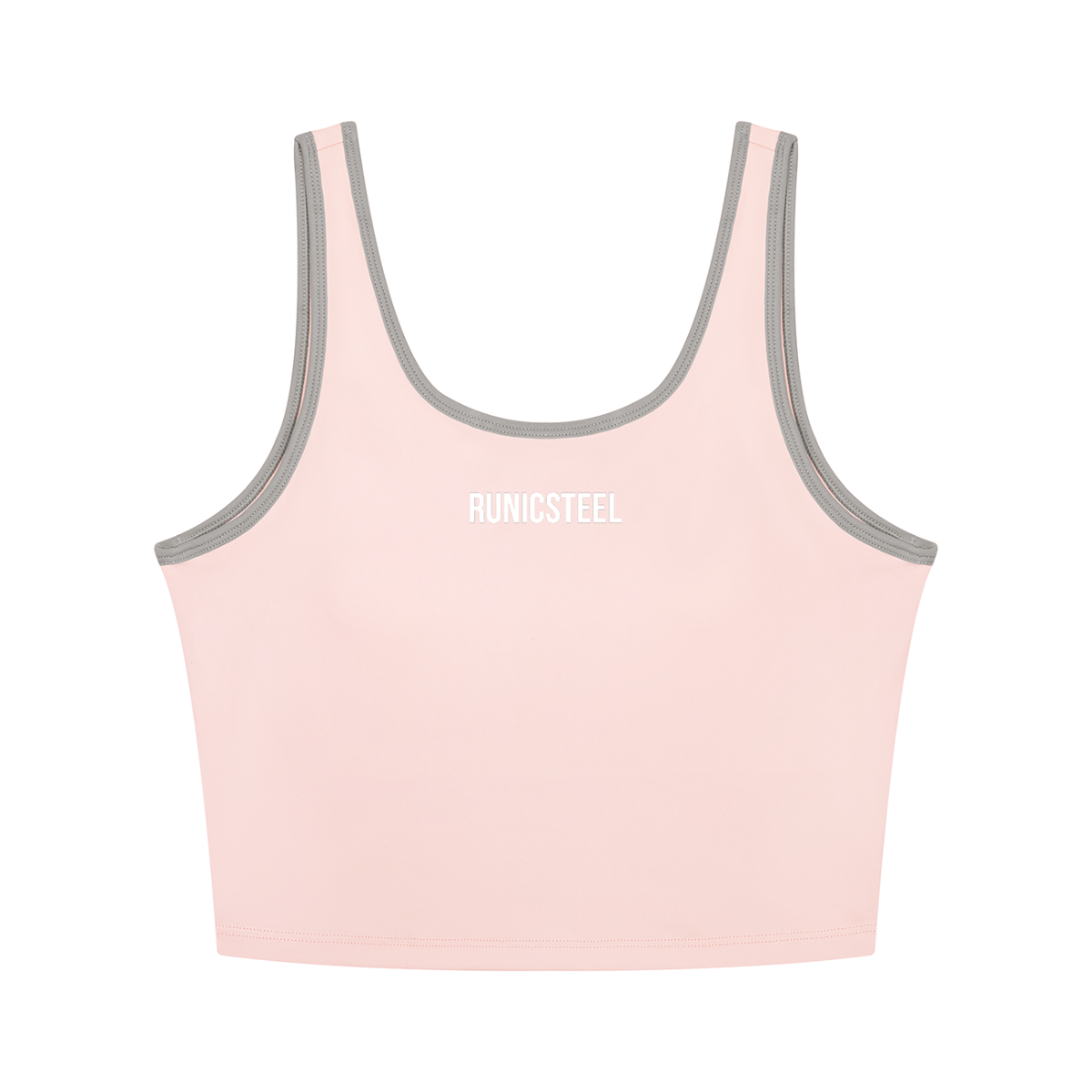 Sculpt Contrast Trim Crop Tank