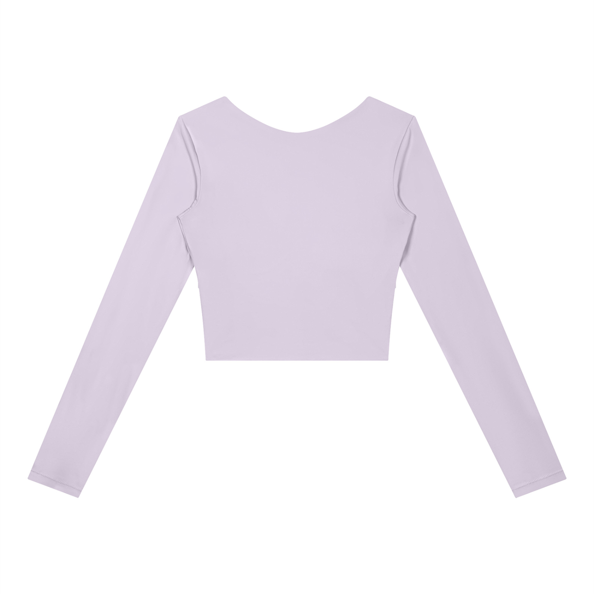Contour Lined Long Sleeve Crop