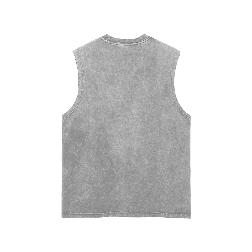 Acid Wash Heavyweight Muscle Tank