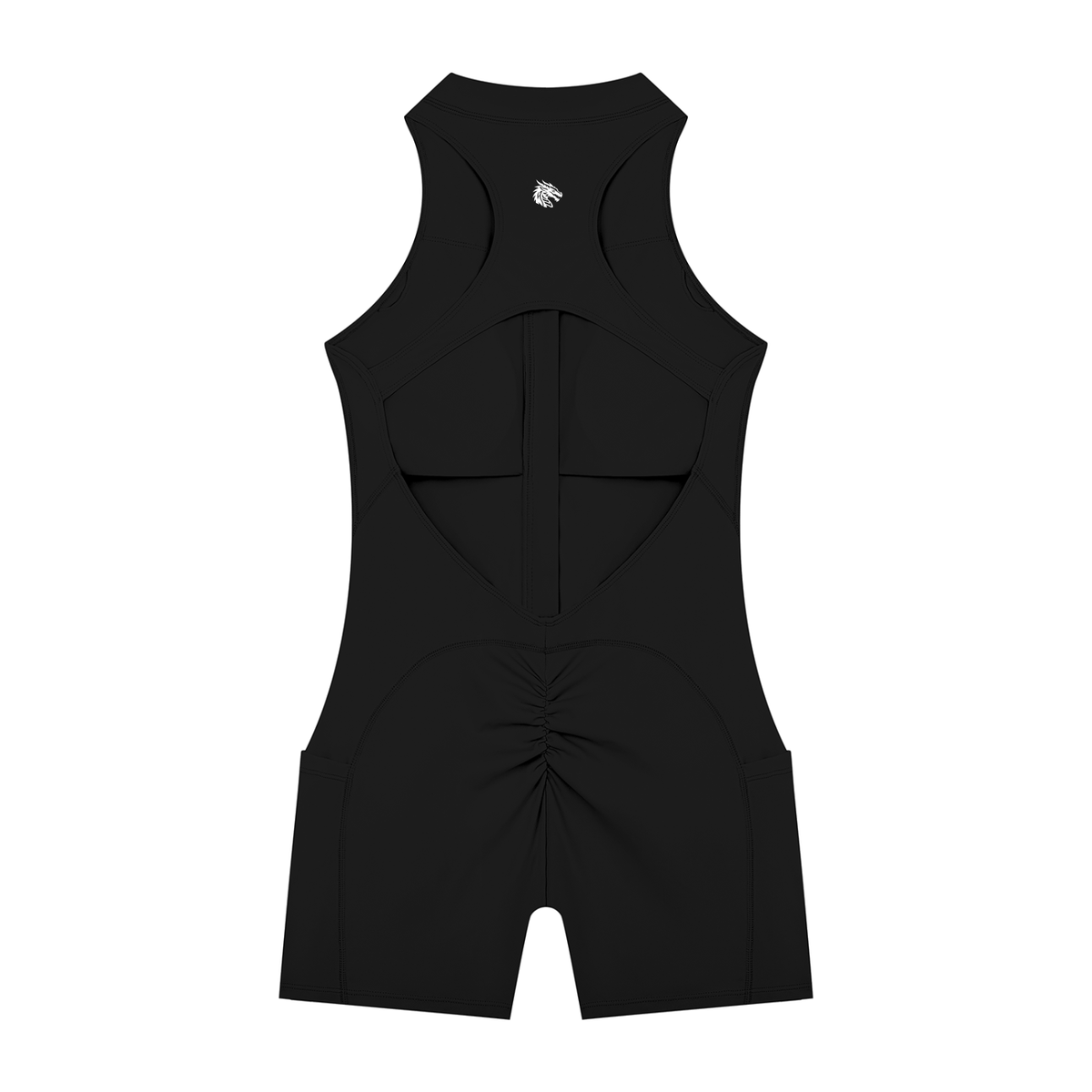 Quarter-Zip Sculpt Romper