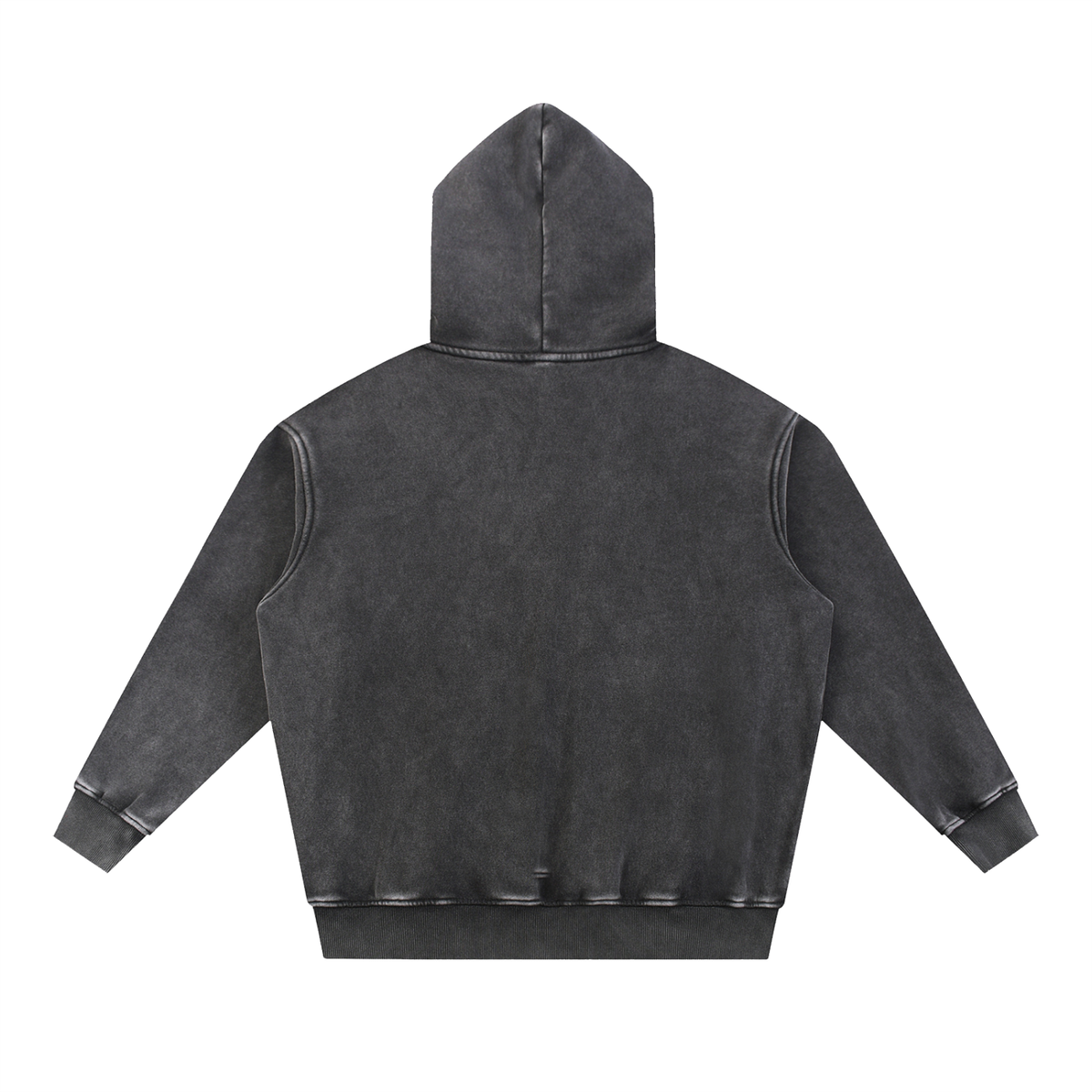 Snow-Wash Oversized Hoodie