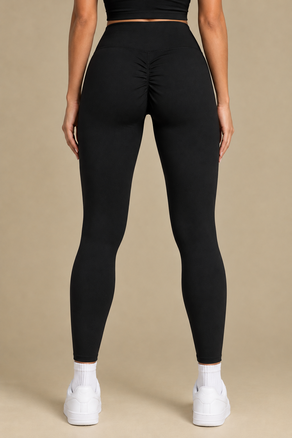 High-Waisted Scrunch Ankle Leggings