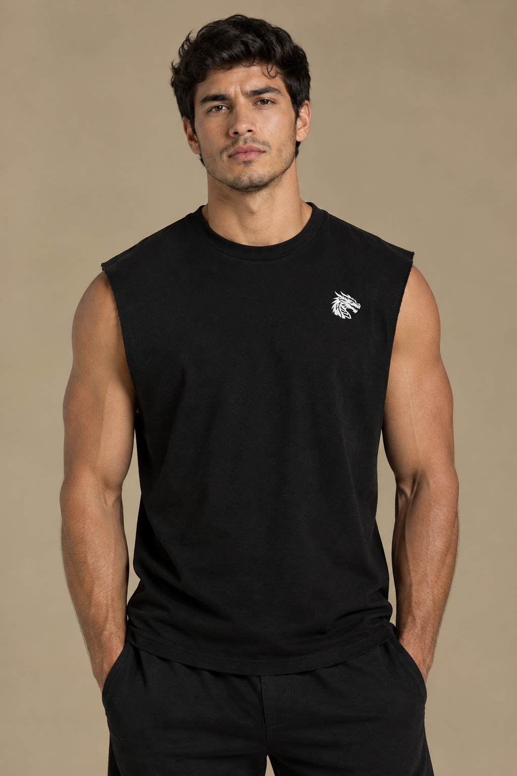 Raw Edge Muscle Tank