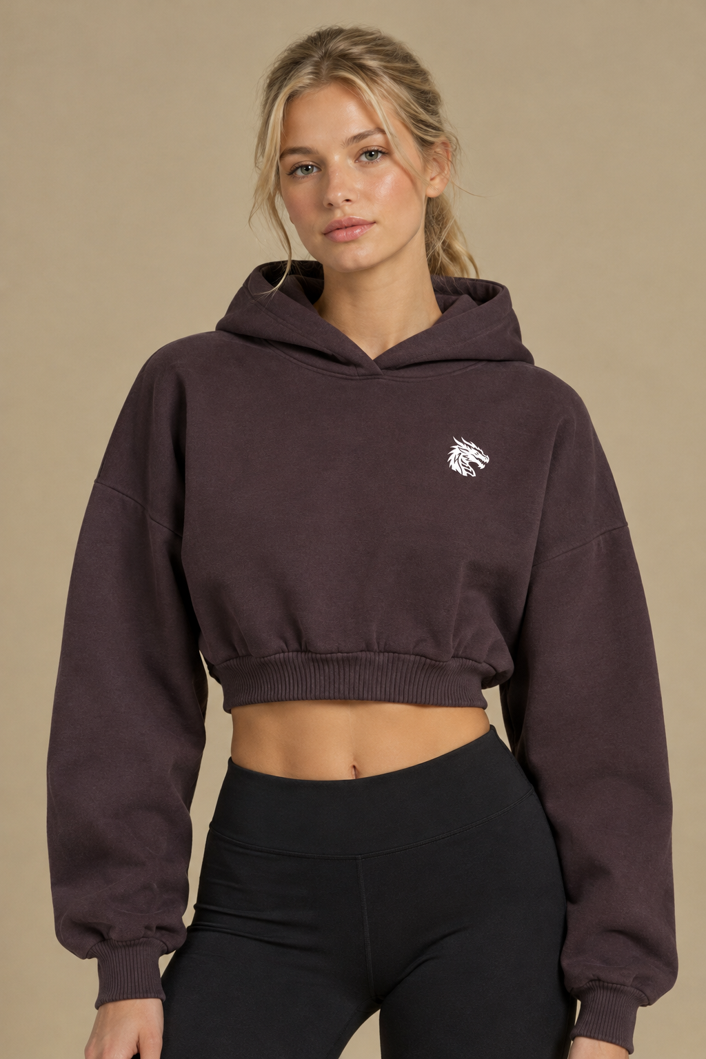 Essential Heavyweight Cropped Hoodie