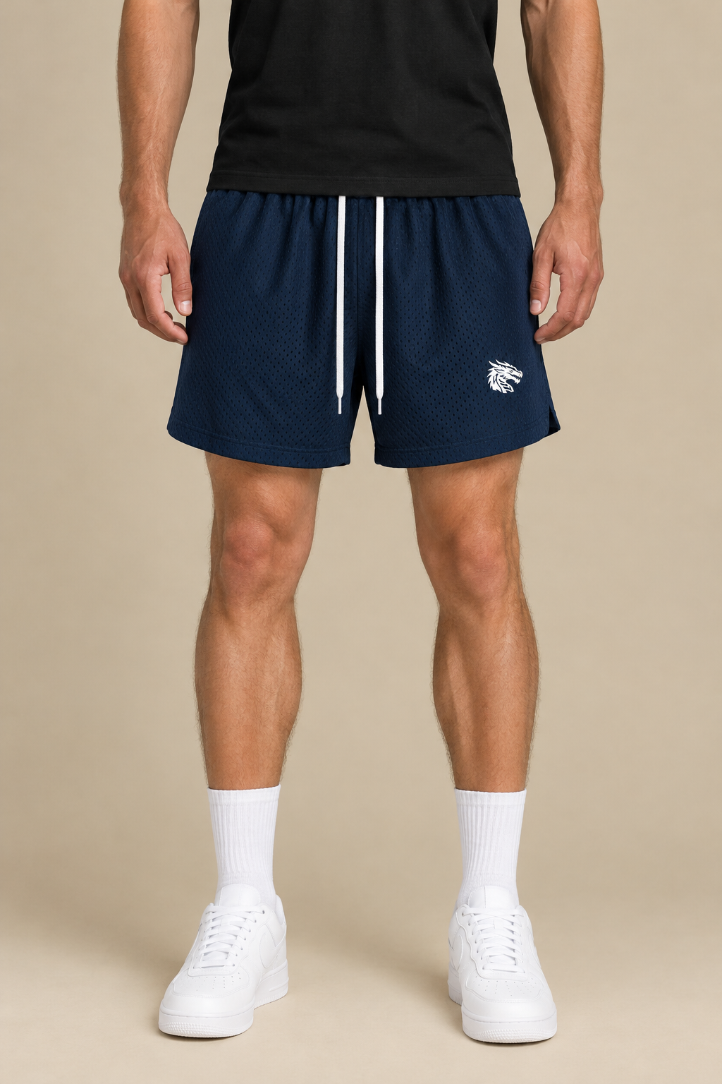 Double-Mesh Training Shorts