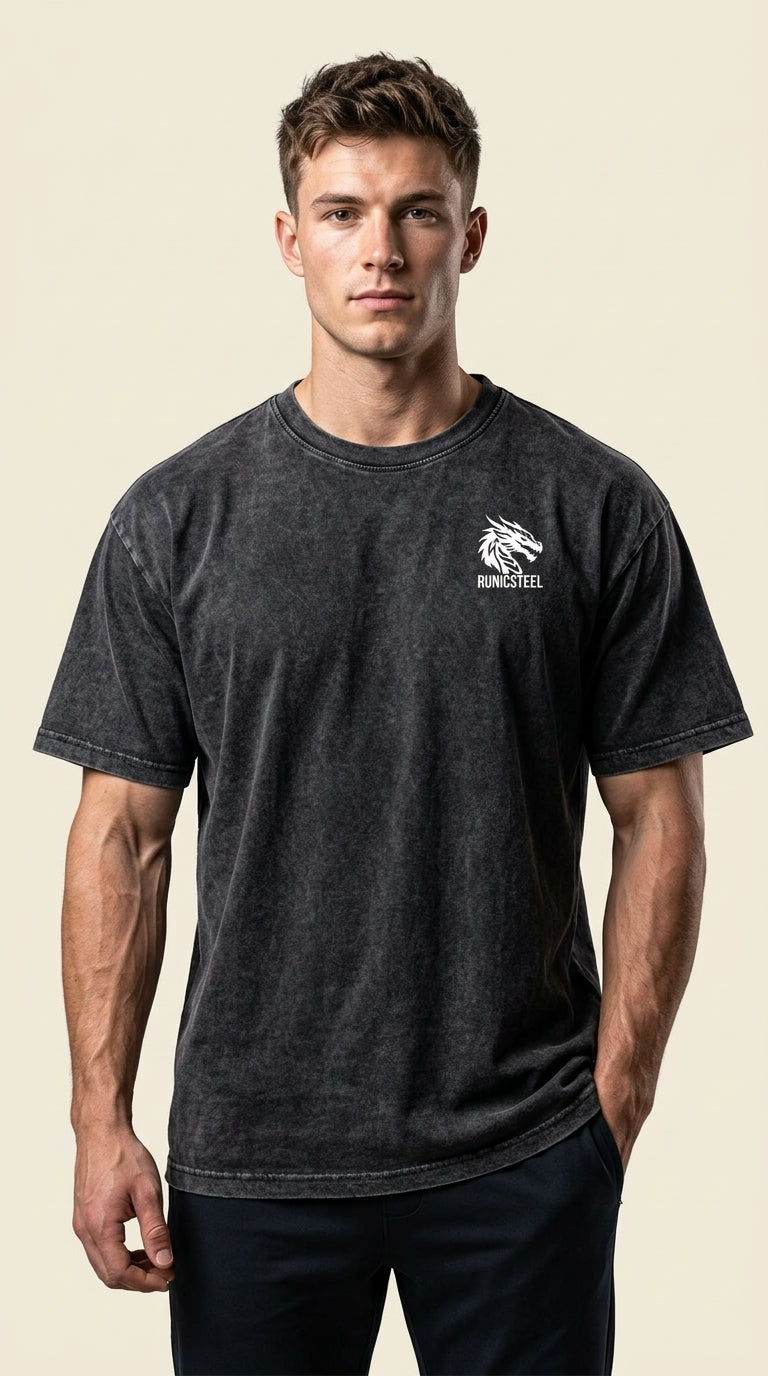 Acid Wash Heavyweight Oversized Tee