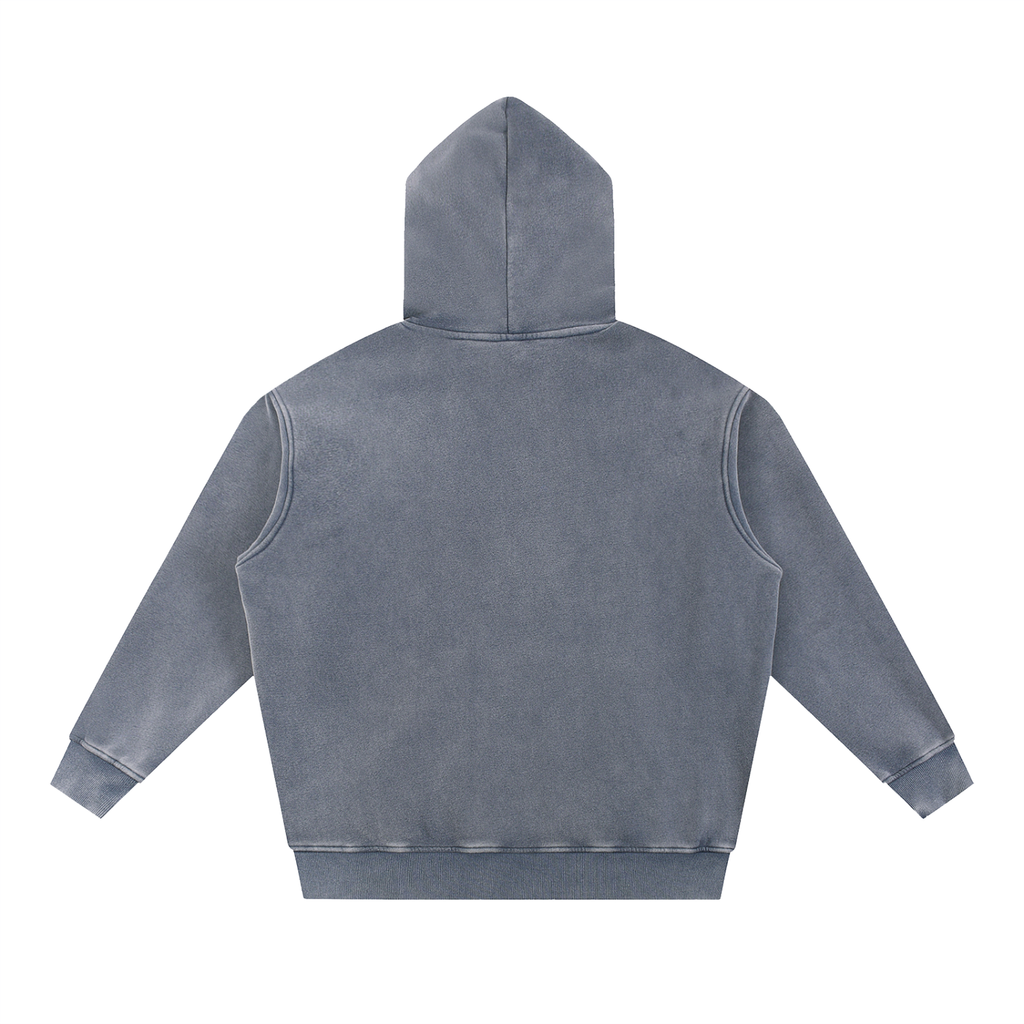 Snow-Wash Oversized Hoodie