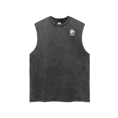 Acid Wash Heavyweight Muscle Tank