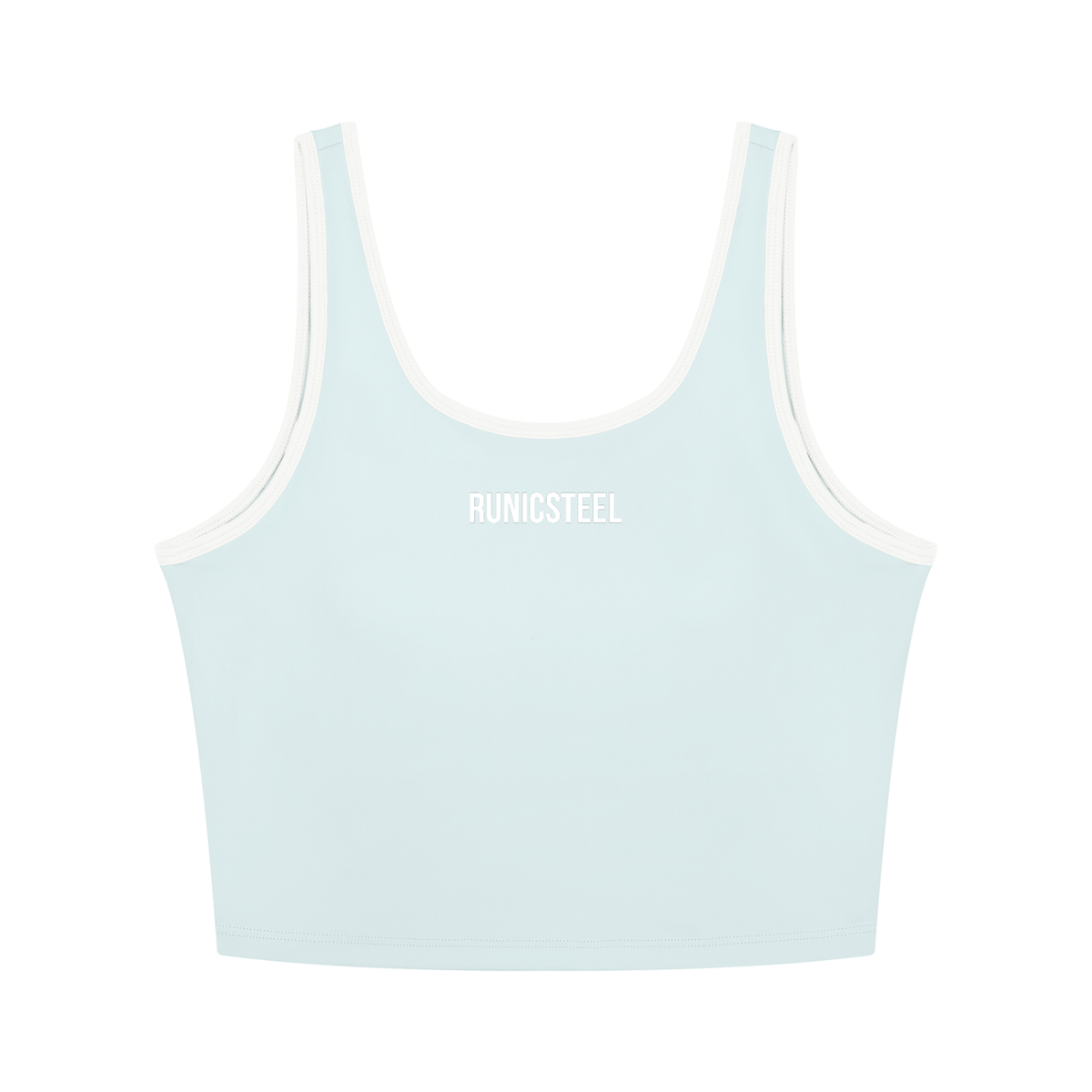 Sculpt Contrast Trim Crop Tank