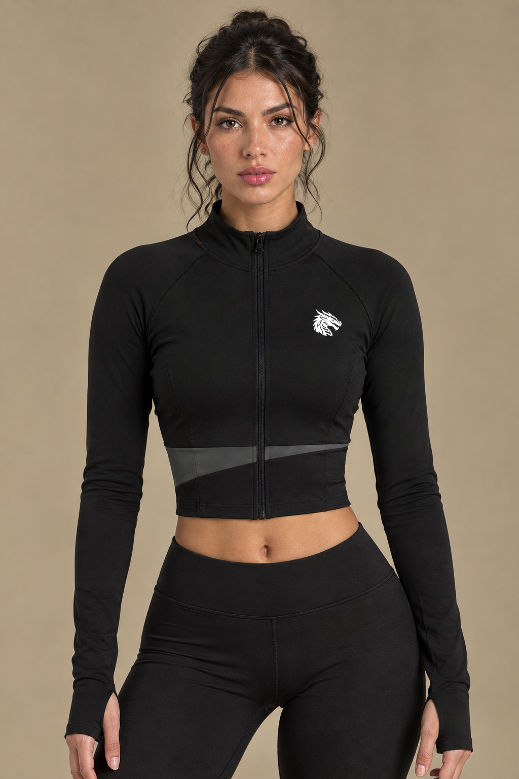 Essential Cropped Track Jacket