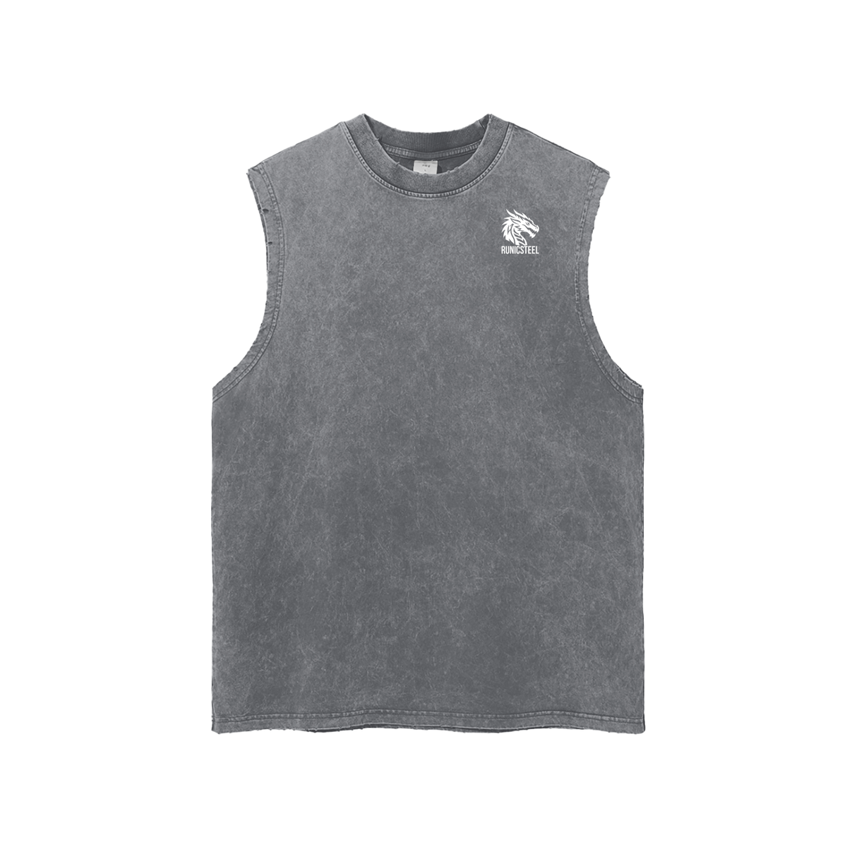 Acid Wash Heavyweight Muscle Tank