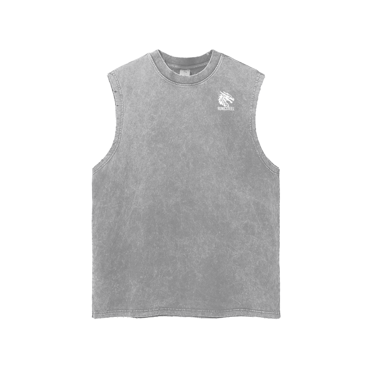 Acid Wash Heavyweight Muscle Tank